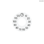 Jung BRG 12-5 PK 42 Abdeckung mit Kipphebel "Kegel" 1-fach 2 Kipphebel