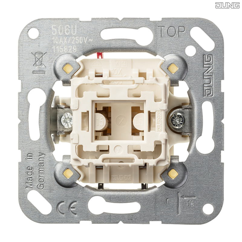 Jung BRG 12-5 PK 42 Abdeckung mit Kipphebel "Kegel" 1-fach 2 Kipphebel