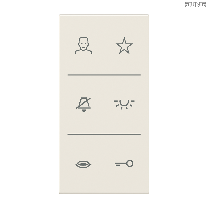 Jung BRG 12-5 PK 42 Abdeckung mit Kipphebel "Kegel" 1-fach 2 Kipphebel