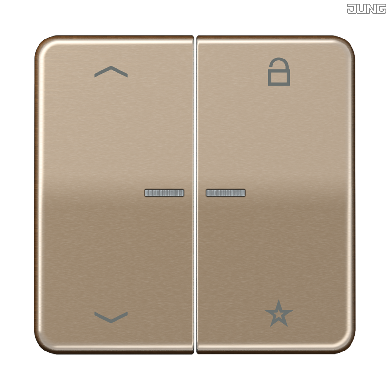 Jung BRG 12-5 PK 42 Abdeckung mit Kipphebel "Kegel" 1-fach 2 Kipphebel