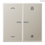 Jung BRG 12-5 PK 42 Abdeckung mit Kipphebel "Kegel" 1-fach 2 Kipphebel