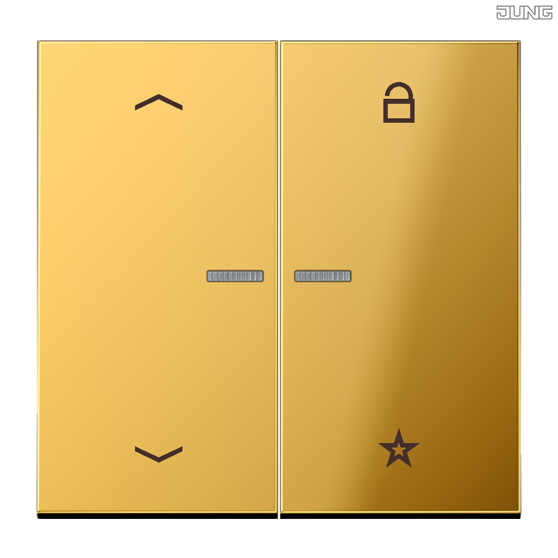 Jung BRG 12-5 PK 42 Abdeckung mit Kipphebel "Kegel" 1-fach 2 Kipphebel