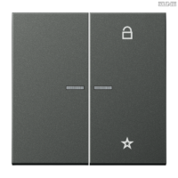 Jung BRG 12-5 PK 42 Abdeckung mit Kipphebel "Kegel" 1-fach 2 Kipphebel