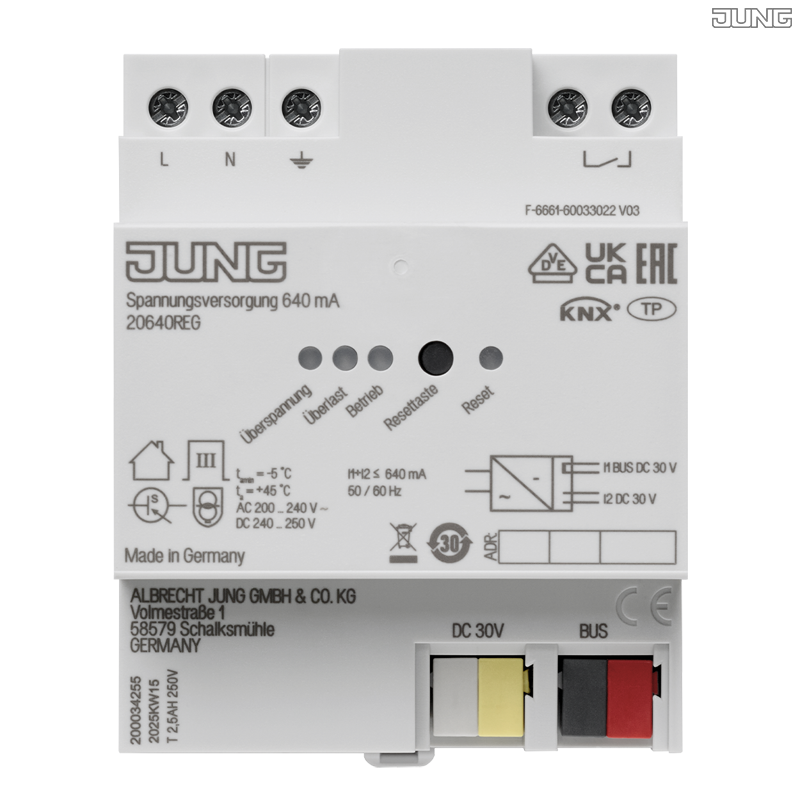 Jung BRG 12-5 PK 42 Abdeckung mit Kipphebel "Kegel" 1-fach 2 Kipphebel