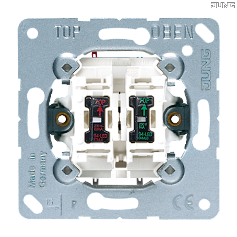 Jung BRG 12-5 PK 42 Abdeckung mit Kipphebel "Kegel" 1-fach 2 Kipphebel