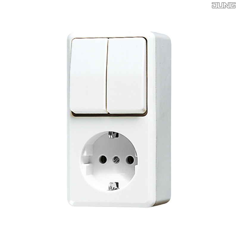 Jung BRG 12-5 PK 42 Abdeckung mit Kipphebel "Kegel" 1-fach 2 Kipphebel