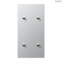 Jung BRG 12-5 PK 42 Abdeckung mit Kipphebel "Kegel" 1-fach 2 Kipphebel