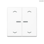 Jung BRG 12-5 PK 42 Abdeckung mit Kipphebel "Kegel" 1-fach 2 Kipphebel