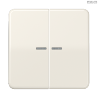 Jung BRG 12-5 PK 42 Abdeckung mit Kipphebel "Kegel" 1-fach 2 Kipphebel