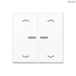Jung BRG 12-5 PK 42 Abdeckung mit Kipphebel "Kegel" 1-fach 2 Kipphebel
