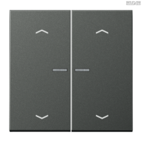 Jung BRG 12-5 PK 42 Abdeckung mit Kipphebel "Kegel" 1-fach 2 Kipphebel
