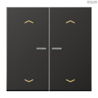 Jung BRG 12-5 PK 42 Abdeckung mit Kipphebel "Kegel" 1-fach 2 Kipphebel