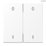 Jung BRG 12-5 PK 42 Abdeckung mit Kipphebel "Kegel" 1-fach 2 Kipphebel
