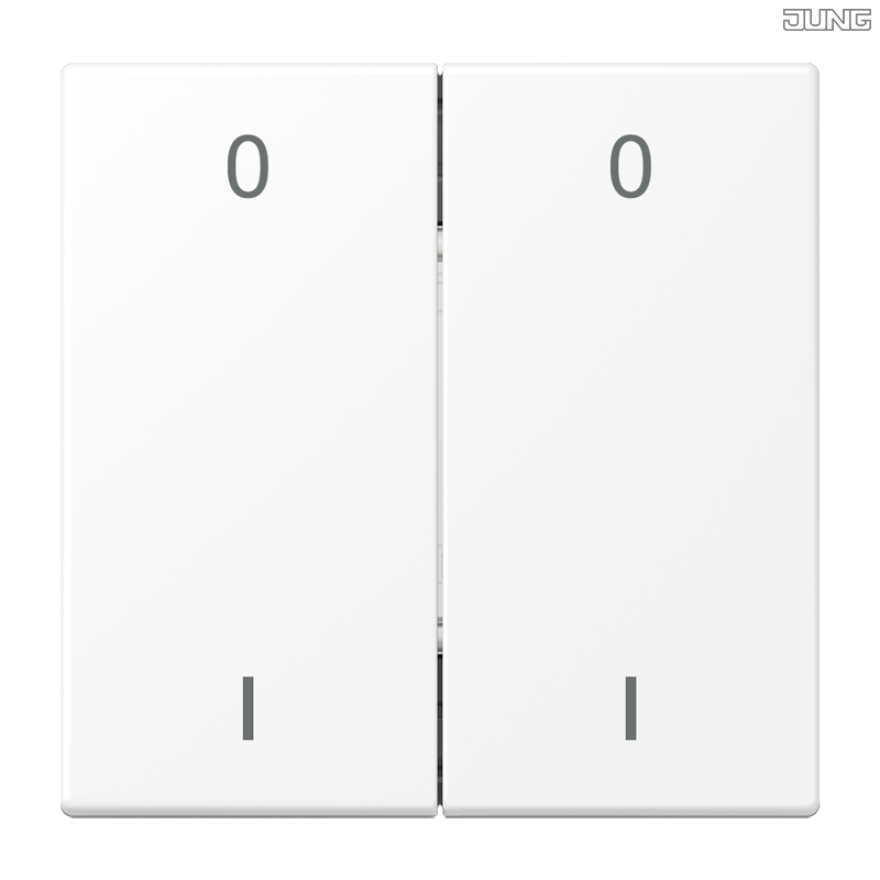 Jung BRG 12-5 PK 42 Abdeckung mit Kipphebel "Kegel" 1-fach 2 Kipphebel