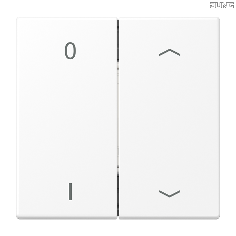 Jung BRG 12-5 PK 42 Abdeckung mit Kipphebel "Kegel" 1-fach 2 Kipphebel
