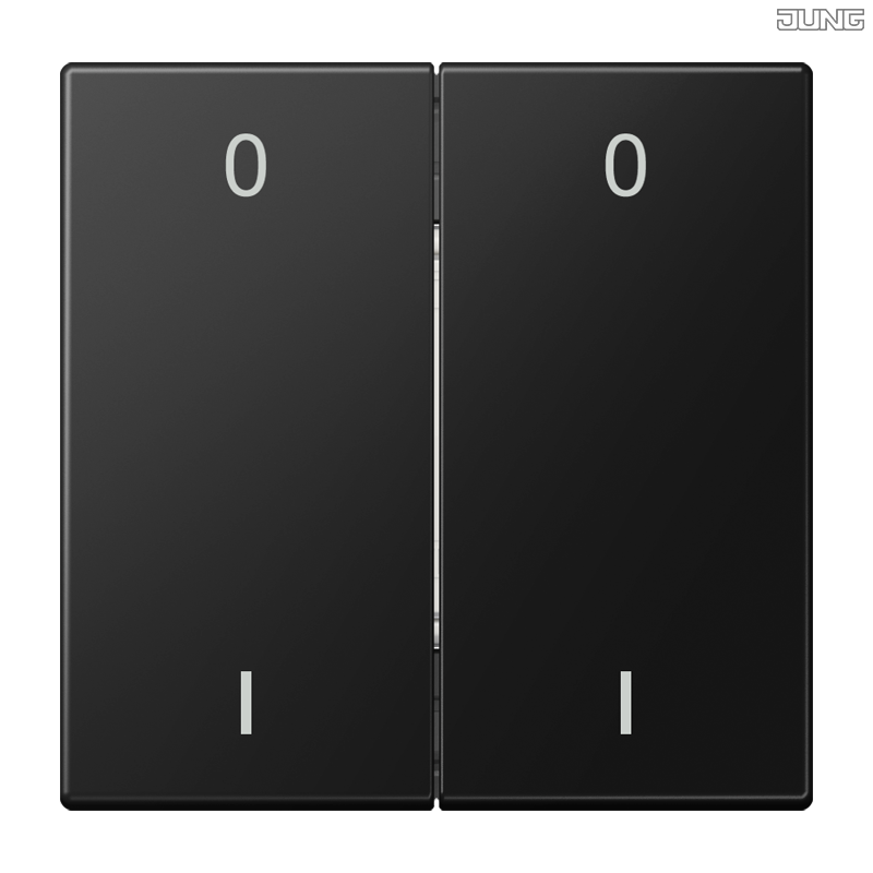 Jung BRG 12-5 PK 42 Abdeckung mit Kipphebel "Kegel" 1-fach 2 Kipphebel