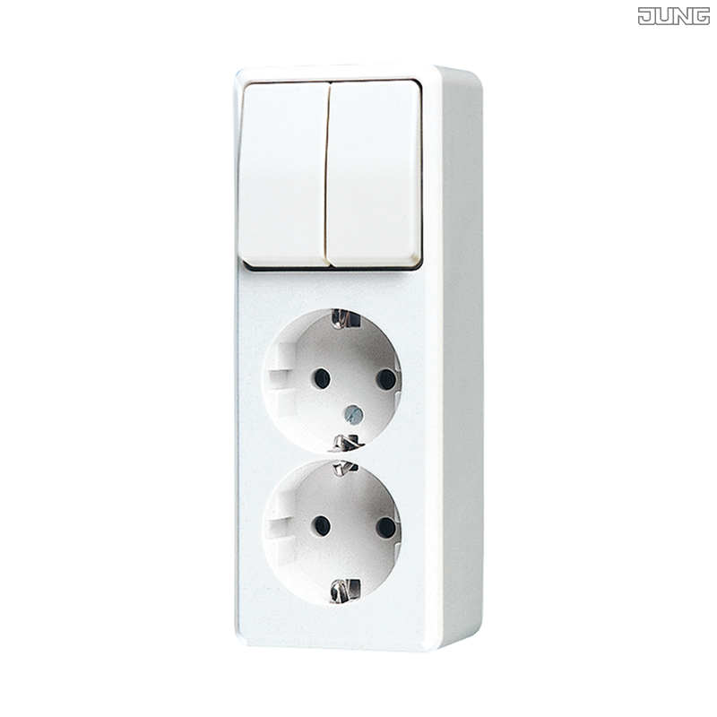 Jung BRG 12-5 PK 42 Abdeckung mit Kipphebel "Kegel" 1-fach 2 Kipphebel