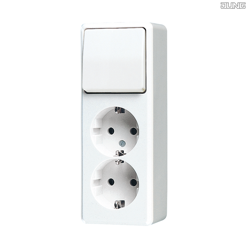 Jung BRG 12-5 PK 42 Abdeckung mit Kipphebel "Kegel" 1-fach 2 Kipphebel