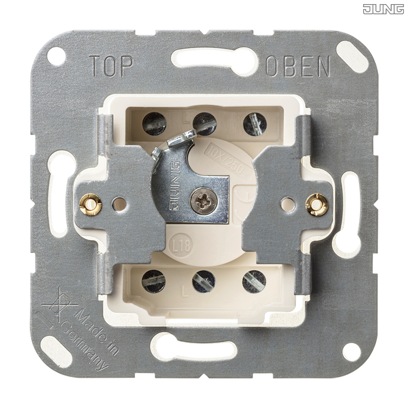 Jung BRG 12-5 PK 42 Abdeckung mit Kipphebel "Kegel" 1-fach 2 Kipphebel