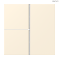 Jung BRG 12-5 PK 42 Abdeckung mit Kipphebel "Kegel" 1-fach 2 Kipphebel
