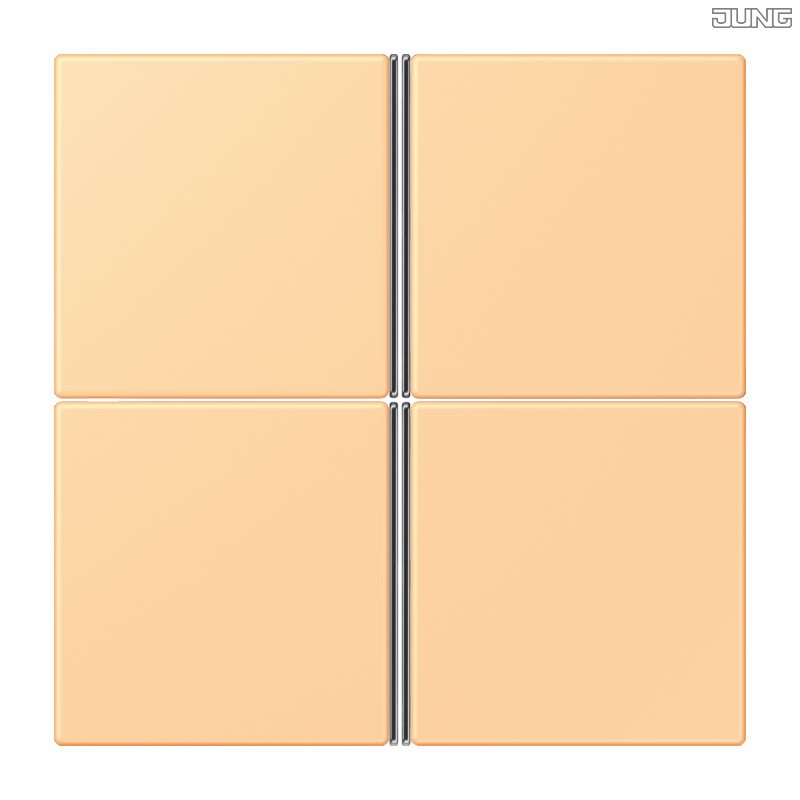 Jung BRG 12-5 PK 42 Abdeckung mit Kipphebel "Kegel" 1-fach 2 Kipphebel
