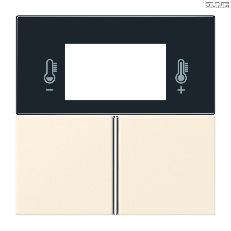 Jung BRG 12-5 PK 42 Abdeckung mit Kipphebel "Kegel" 1-fach 2 Kipphebel