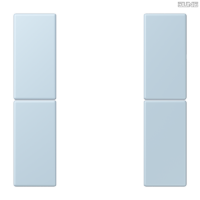 Jung BRG 12-5 PK 42 Abdeckung mit Kipphebel "Kegel" 1-fach 2 Kipphebel