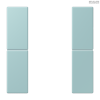 Jung BRG 12-5 PK 42 Abdeckung mit Kipphebel "Kegel" 1-fach 2 Kipphebel