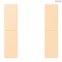 Jung BRG 12-5 PK 42 Abdeckung mit Kipphebel "Kegel" 1-fach 2 Kipphebel
