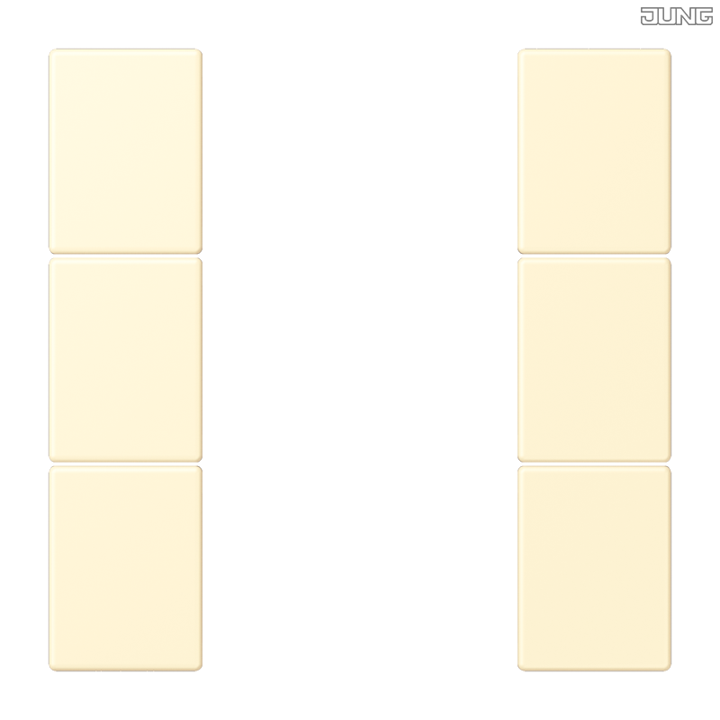 Jung BRG 12-5 PK 42 Abdeckung mit Kipphebel "Kegel" 1-fach 2 Kipphebel