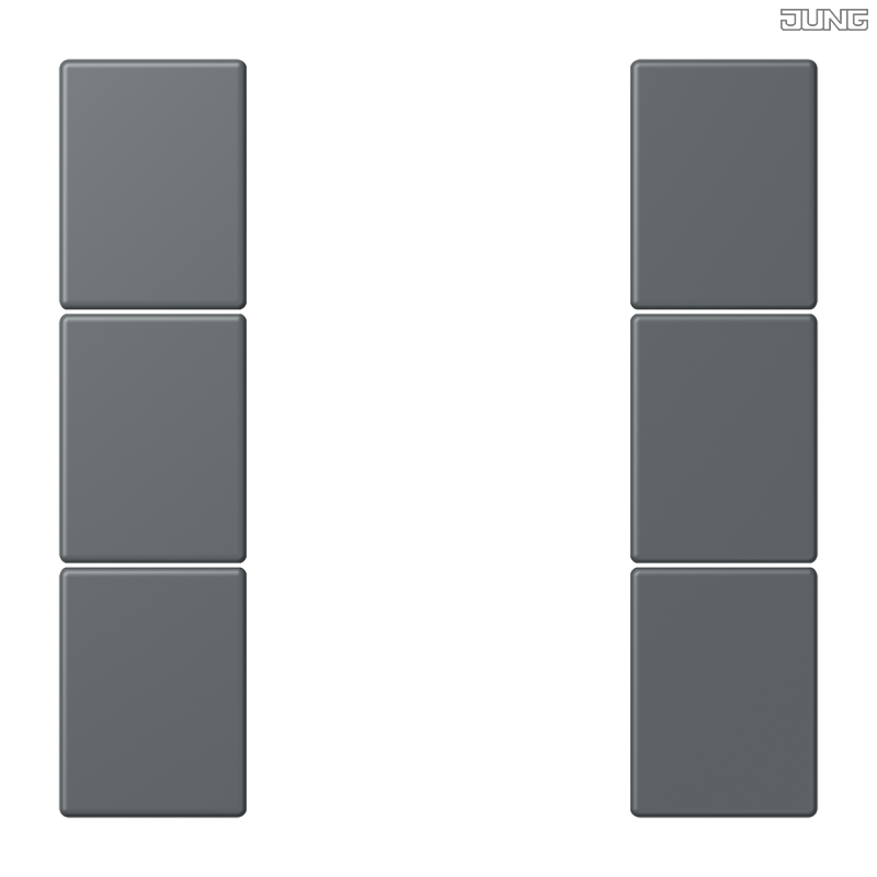 Jung BRG 12-5 PK 42 Abdeckung mit Kipphebel "Kegel" 1-fach 2 Kipphebel