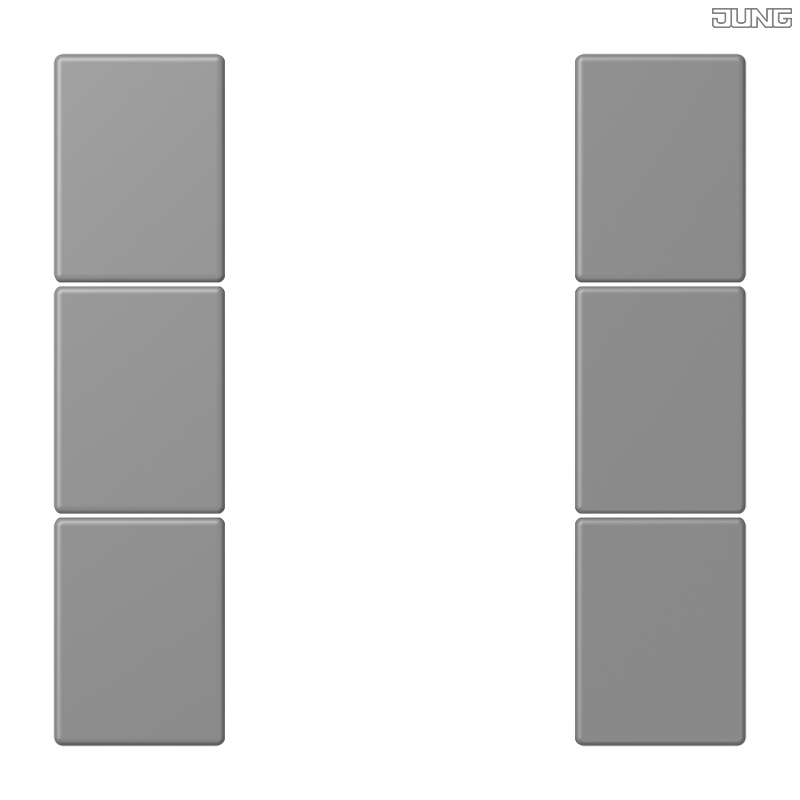 Jung BRG 12-5 PK 42 Abdeckung mit Kipphebel "Kegel" 1-fach 2 Kipphebel