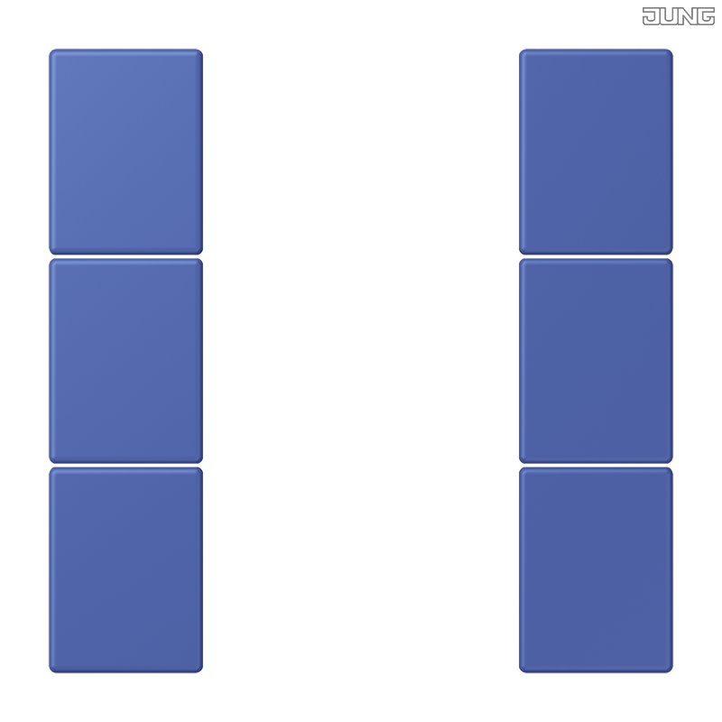 Jung BRG 12-5 PK 42 Abdeckung mit Kipphebel "Kegel" 1-fach 2 Kipphebel