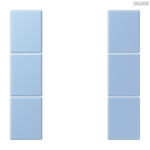 Jung BRG 12-5 PK 42 Abdeckung mit Kipphebel "Kegel" 1-fach 2 Kipphebel