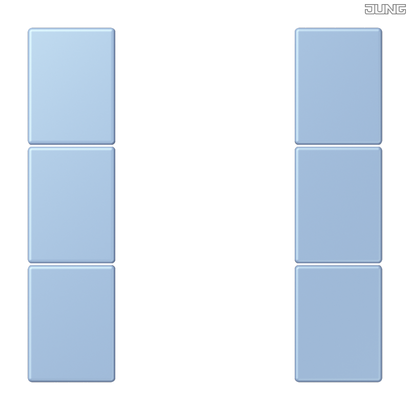 Jung BRG 12-5 PK 42 Abdeckung mit Kipphebel "Kegel" 1-fach 2 Kipphebel