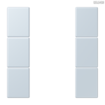 Jung BRG 12-5 PK 42 Abdeckung mit Kipphebel "Kegel" 1-fach 2 Kipphebel