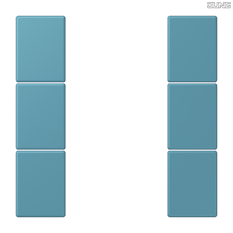Jung BRG 12-5 PK 42 Abdeckung mit Kipphebel "Kegel" 1-fach 2 Kipphebel