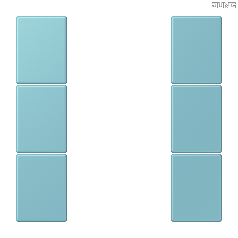 Jung BRG 12-5 PK 42 Abdeckung mit Kipphebel "Kegel" 1-fach 2 Kipphebel