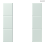 Jung BRG 12-5 PK 42 Abdeckung mit Kipphebel "Kegel" 1-fach 2 Kipphebel