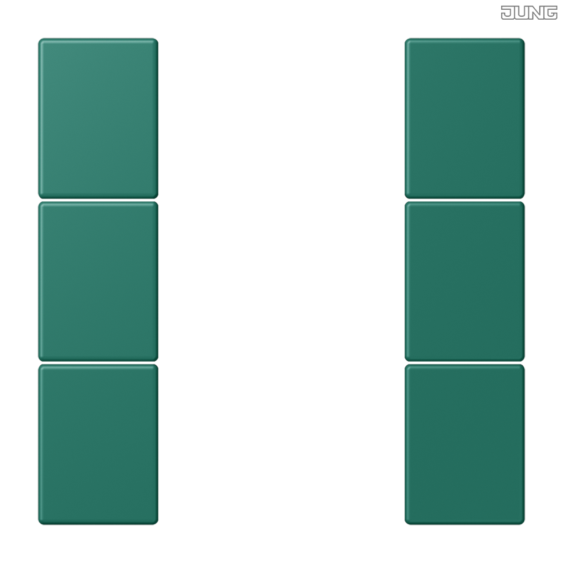 Jung BRG 12-5 PK 42 Abdeckung mit Kipphebel "Kegel" 1-fach 2 Kipphebel