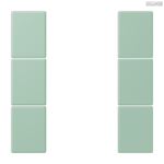 Jung BRG 12-5 PK 42 Abdeckung mit Kipphebel "Kegel" 1-fach 2 Kipphebel
