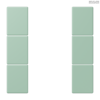 Jung BRG 12-5 PK 42 Abdeckung mit Kipphebel "Kegel" 1-fach 2 Kipphebel