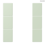 Jung BRG 12-5 PK 42 Abdeckung mit Kipphebel "Kegel" 1-fach 2 Kipphebel
