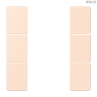 Jung BRG 12-5 PK 42 Abdeckung mit Kipphebel "Kegel" 1-fach 2 Kipphebel