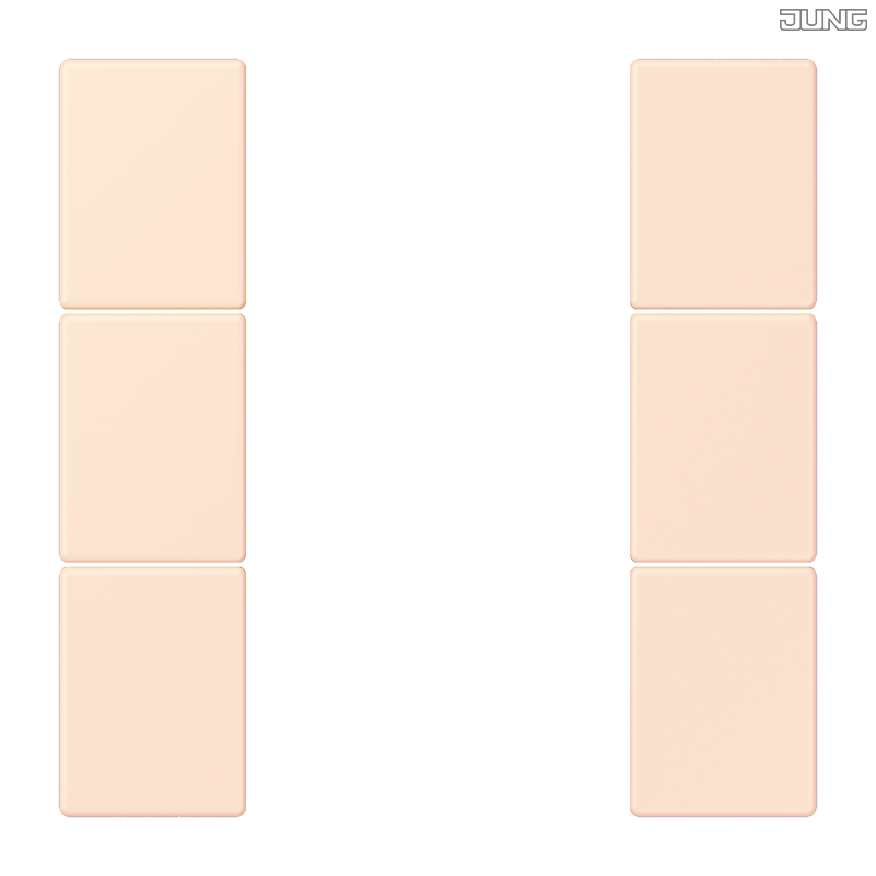 Jung BRG 12-5 PK 42 Abdeckung mit Kipphebel "Kegel" 1-fach 2 Kipphebel