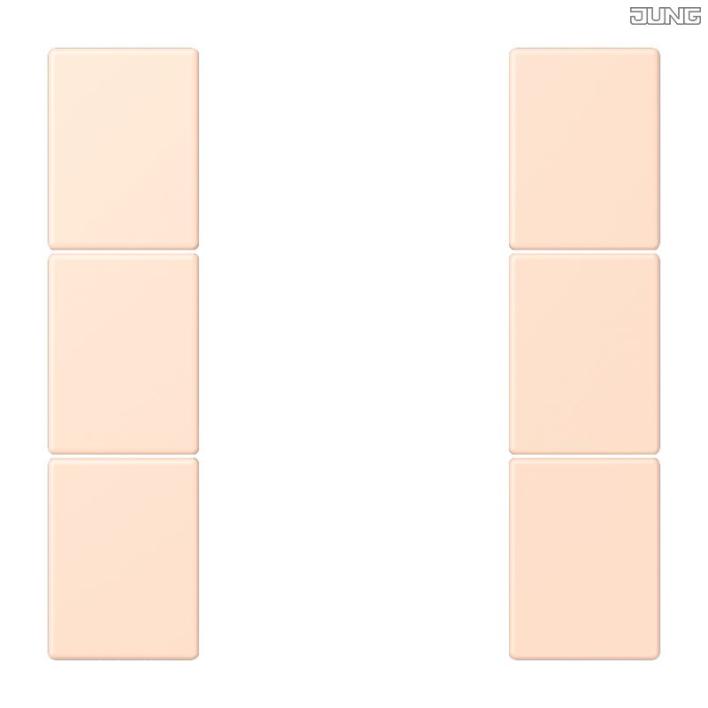 Jung BRG 12-5 PK 42 Abdeckung mit Kipphebel "Kegel" 1-fach 2 Kipphebel