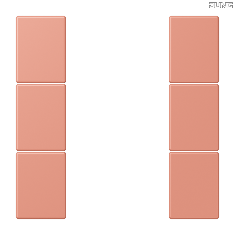 Jung BRG 12-5 PK 42 Abdeckung mit Kipphebel "Kegel" 1-fach 2 Kipphebel
