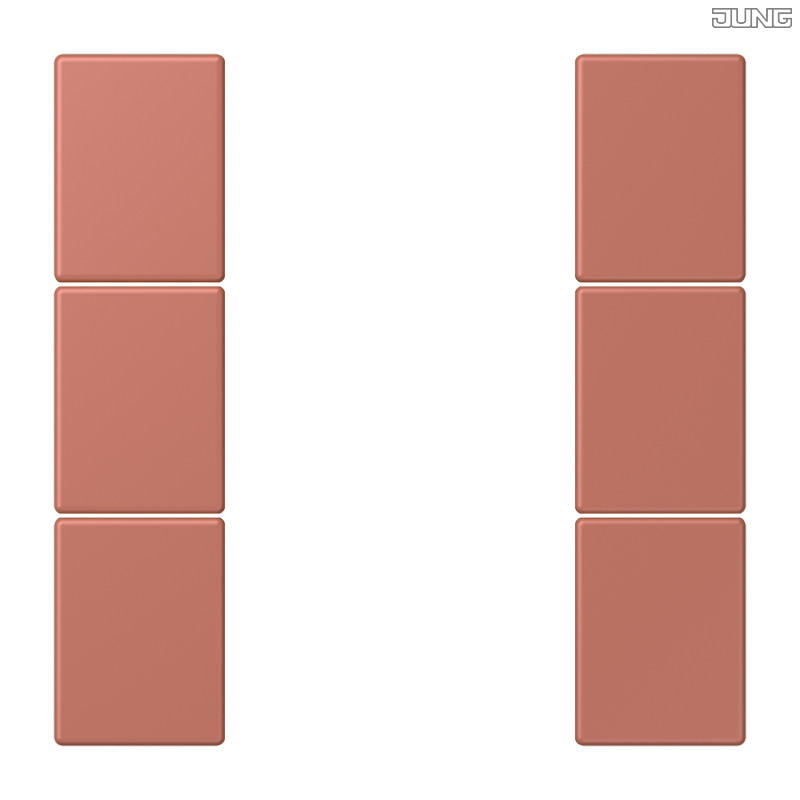 Jung BRG 12-5 PK 42 Abdeckung mit Kipphebel "Kegel" 1-fach 2 Kipphebel