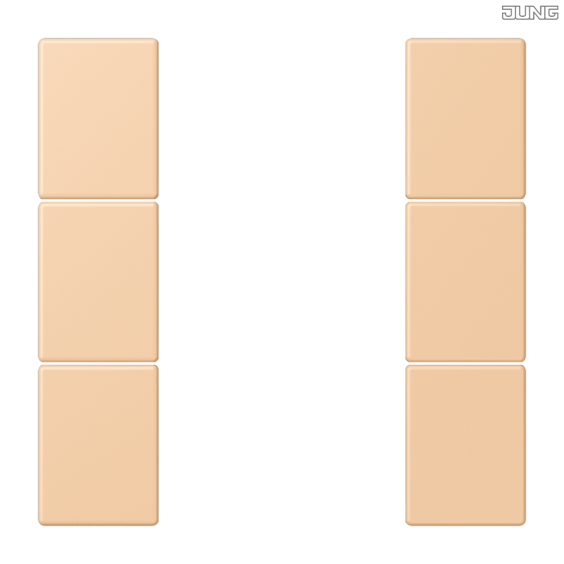 Jung BRG 12-5 PK 42 Abdeckung mit Kipphebel "Kegel" 1-fach 2 Kipphebel
