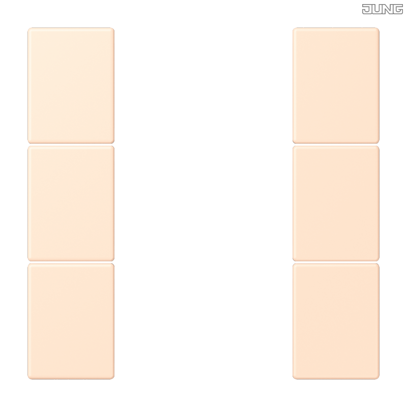 Jung BRG 12-5 PK 42 Abdeckung mit Kipphebel "Kegel" 1-fach 2 Kipphebel